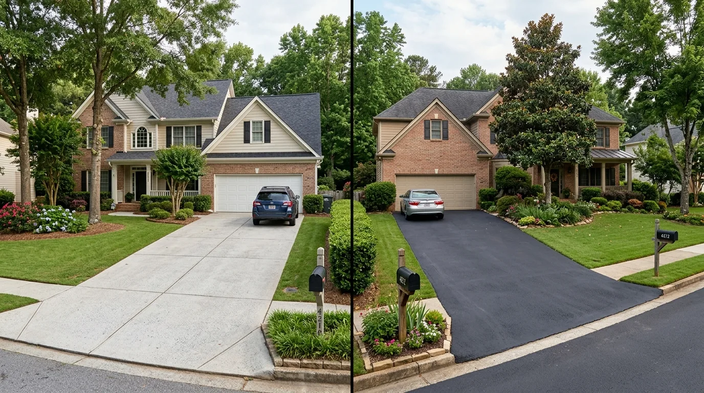 Concrete vs Asphalt Driveways in Suwanee GA: Which Is Better?